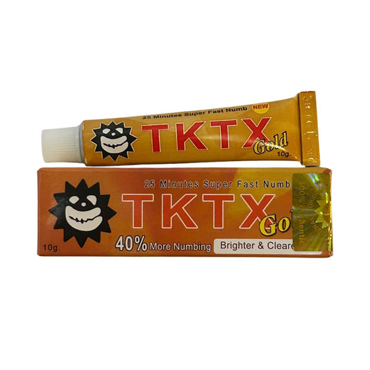 Gold TKTX Numbing Cream 40% Super Fast Numb - TKTX Cream Store